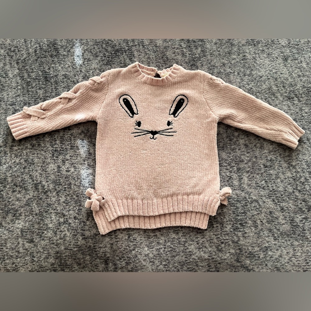 Cute Jessica Simpson Baby Girl Bunny Warm Sweater Size 18M
